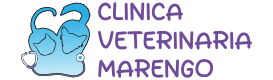 Il logo orizzontale della Clinica veterinaria Marengo a colori