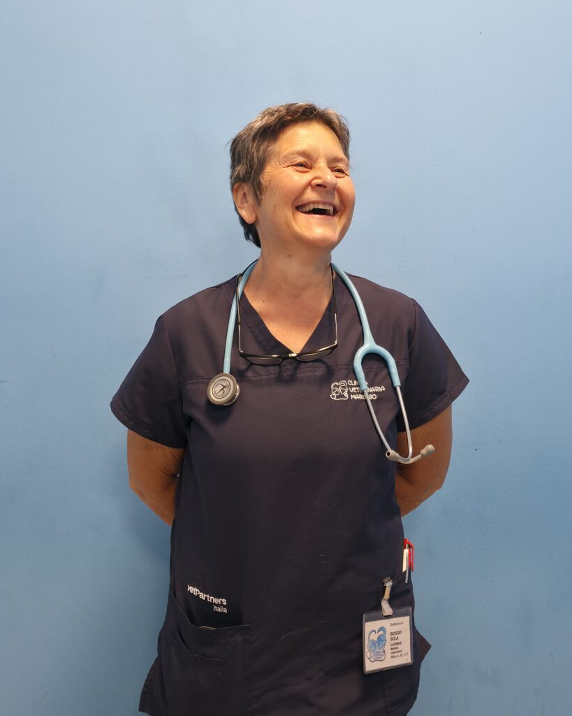 Dott.ssa Luciana Boggio Sola La Dott.ssa Luciana Boggio Sola medico veterinario della Clinica Veterinaria Marengo